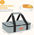 BBV 9"x13" Insulated Casserole Carrier for Hot or Cold Food, Food Warmer Bag Fits Baking Dish, Durable Nylon Leak Proof