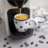 City to Cottage Ceramic Espresso Cups Set of 4 - Handcrafted White and Black Polka Dot Demitasse Mugs