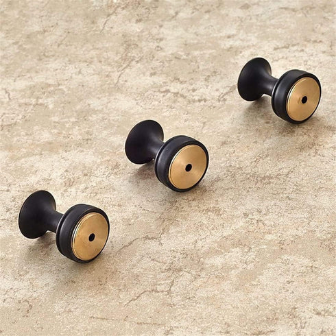 BigBig Home Bronze Towel Hooks, 5 Pack Oil Rubbed Finish Bathroom Wall Hook for Robe and Clothes