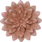 Everydecor Succulent Metal Flowers Wall Decor, Pink Hand Painted 3D Flower Art for Indoor & Outdoor Use