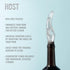 HOST TILT Wine Aerator Pour Spout with Stand, Silicone and Plastic, Gray Set of 1