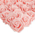 Juvale Artificial Roses for Wedding Decor - 3-Inch Pink, 100 Pack Realistic Flowers for Centerpieces