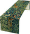 DDCBNS William Morris Flowers Birds Table Runner,Vintage Floral Retro Farmhouse Rustic Table Runner