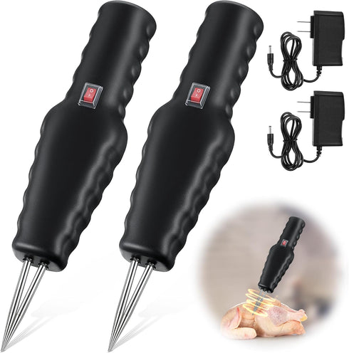 Saillong 2 Pack Handheld Chicken Plucker, Electric Quick Poultry Plucker Machine for