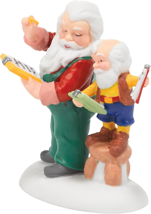 Department 56 North Pole Village Check and Double Check Accessory - 1.26 inch