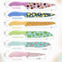 HAUSHOF Kitchen Knife Set, 12-Piece Colorful Knives Set with 6 Sheaths, Non-Stick Coated Stainless Steel Fruit Pattern Blades for Slicing, Dicing&Cutting, Gifts Knife Set for Dad, Mom by HAUSHOF
