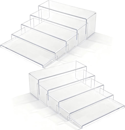 Aminigram Large Acrylic Display Risers, 2 Set - 10 Pack Collectibles Display