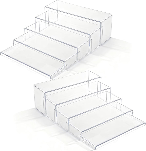 Aminigram Large Acrylic Display Risers, 2 Set - 10 Pack Collectibles Display