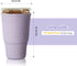 4 30-32 oz Honeydak Pieces Christmas Coffee Cup Sleeves Reusable Iced Coffee Sleeve Neoprene Insulator Bottle Beverage
