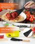 Cooking Spoon and Rice Scooper for Nonstick Cookware, Durable BPA-Free Matte Silicone, Wood Handle Spoon for Mixing,