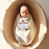 Acrylic Baby Birth Announcement Sign with Stand, Western Cowboy Theme Double-Sided Newborn Name Board, Hello World