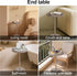 OMTIVORLEX Drink Table, Small Pedestal Side Tables for Small Spaces, Wood Round Martini Table for Outdoor, Living Room