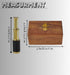 6-Inch Brass Telescope with Wooden Case - Perfect for Pirate Adventures