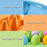 LayHyand Dozen 30 Pack, 6 Count 30 Half Egg Cartons Colorful Blank Natural Pulp Egg Holder for Chicken Eggs Reusable
