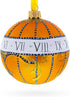 1899 Madonna Lily Clock, Royal Egg Glass Ball Christmas Ornament, 3.25 Inches