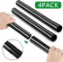Honoson 1.25 Inch Vacuum Extension Wand Black Vacuum Attachments Vacuum Accessories Vacuum Wand Compatible with Shop Vac Accessories Replacement Tubes Extend to 14.6 Inch Long (2 Pieces)
