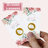 Paper Clever Party Charming Floral Bridal Shower Games, 30 Pack Pink Scratch Off Raffle Cards