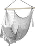 Hammock ChairMax 330lbs, Large Hanging Chair, Soft Cotton Rope Swing Chair with