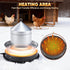Eggluuz 110 11 Chicken Water Heater for Winter, Watt Chicken Drinker Heated Base in Chicken Waterer Heater