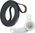 Upgraded 134793500 Dryer Idler Pulley & 137315300 Drive Belt Assembly for Electrolux Frigidaire Dryers