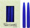 Zest Candle 12-Piece Taper Candles, 6-Inch, Blue