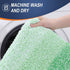 OLANLY Luxury Bathroom Rug Set - 2 Piece Soft Absorbent Microfiber Bath Rugs, Non-Slip Bath Carpet (Green)