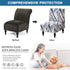 lihuitong Armless 2 Armless Armless 24) Chair Slipcover Pieces Printed Accent Chair Cover Stretch Spandex Slipper Chair