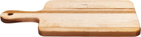 Labell Wood Cutting Boards, Medium Canadian Maple Chopping Board with Handle for Meats, Vegetables, 8" x 16" x 0.75"
