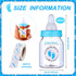 PINKXHY 62 3.5 Inch 500 Pcs Baby Mini Milk Bottle Baby Shower Favor with Adhesive Thank You for Showering Stickers