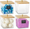 4 Pack Laundry Detergent Container, Clear Laundry Room Organization Containers, Large Laundry