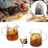 300 Pcs Disposable Tea Filter Bags for Loose Leaf Tea, Empty Tea Bags Suitable for Spices, Herbs, Bring Tea Spoon (3.54