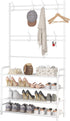 UDEAR Entryway Coat and Shoe Rack,3-in-1 Hall Tree Multifunctional Storage Shelf with