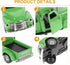Toyvian Metal Classic Cars Model, Die Cast Old Pickup Truck Figurine, Vintage Collectible Mini Car (Green)
