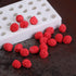 Fewo 32-Cavity 3D Raspberry Silicone Mold for Fondant, Chocolate, Candy, Kitchen Baking, Cake Decorating Tools