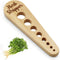 Herb Stripper Wooden Vegetable Leaf Remover, Rustic Safe Kitchen Tool for Cooking Gifts