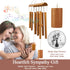 Windchimes Outdoors, Memorial Wind Chimes, Bamboo Wind Chimes for Outside, Deep Tone for Patio Garden Decor
