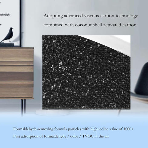VK-6067B Replacement Filter for Vremi and HOKEKI Air Purifiers, H13 True HEPA and Activated Carbon Filters, 2 Pack