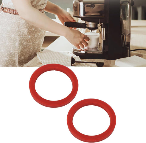 Silicone Group Gasket 2PCS E61 Replacement for Gaggia Coffee Machines, Leak Proof, High Temp Resistance