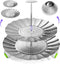 Vegetable Steamer Basket - 2 Layer Large Capacity Food Steamer for Cooking, Stainless Steel Folding Expandable