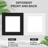 15 Pack 12x12 8x8 Black Picture Mats, Frame Mattes for Pictures Display Photo Frame Mat Core Bevel Cut Mat Board Show