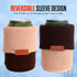 Bottle Cap 2-in-1 Cozy 12 oz, 16oz+ Can and Bottle Sleeve - Insulated Fits Cans, Bottles & Coffee Cups. Keeps Drinks
