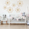 Thyle 6 Pcs Daisy Wall Decor Wooden Daisy Wall Sculptures Art Flowers
