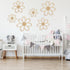 Thyle 6 Pcs Daisy Wall Decor Wooden Daisy Wall Sculptures Art Flowers