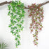 Artificial Hanging Vine - Faux Ivy Leaves Outdoor Fake Plants, 4 pcs Luxuriant Wall Hang Garland for Garden Party Decor