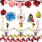 10-Piece Set of Assorted Sukkah Decorations