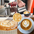 Milk Frothing Pitcher, 350ml/600ml Stainless Steel Jug for Cappuccino Latte Art, 12oz/20oz Milk Jug with Decorating Pen