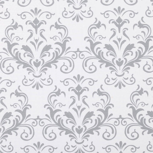 Duck Smooth Top EasyLiner, Grey Damask - 12-inch x 10 Feet
