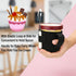 Homakover Frozen Ice Cream Sleeve Pint Sized Cooler Cover Neoprene Insulator, Hard Bottom Ice Cream Pint Holder