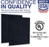 Cut To Fit Air Filter - Carbon Pad Pre Filter for Air Purifiers, Furnace Filters, 1/6" thick, 16" x 48" - 2 Pack