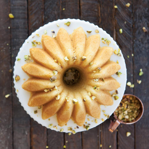Nordic Ware Gold Lotus Bundt Pan, 5 Cup Capacity